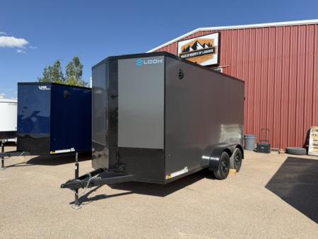 New 2027 LOOK TRAILERS-7x14- 7K- Charcole/Black out Package