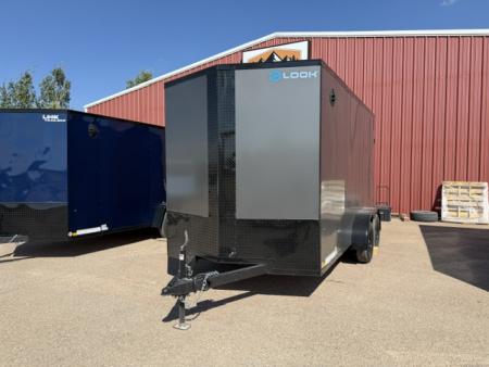 New 2027 LOOK TRAILERS-7x14- 7K- Charcole/Black out Package