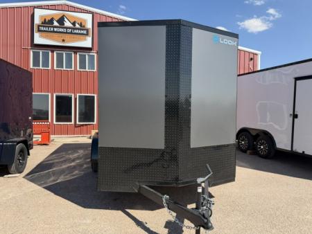 New 2027 LOOK TRAILERS-7x14- 7K- Charcole/Black out Package