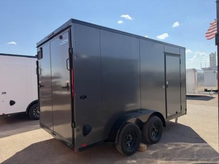 New 2027 LOOK TRAILERS-7x14- 7K- Charcole/Black out Package