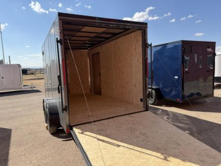 New 2027 LOOK TRAILERS-7x14- 7K- Charcole/Black out Package