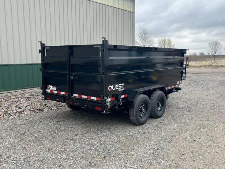 New 2027 14'x83" 14k PJ High Side Dump Trailer