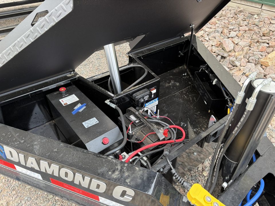 New 2027 16' 18k Diamond C Low-Pro Telescopic Dump Trailer