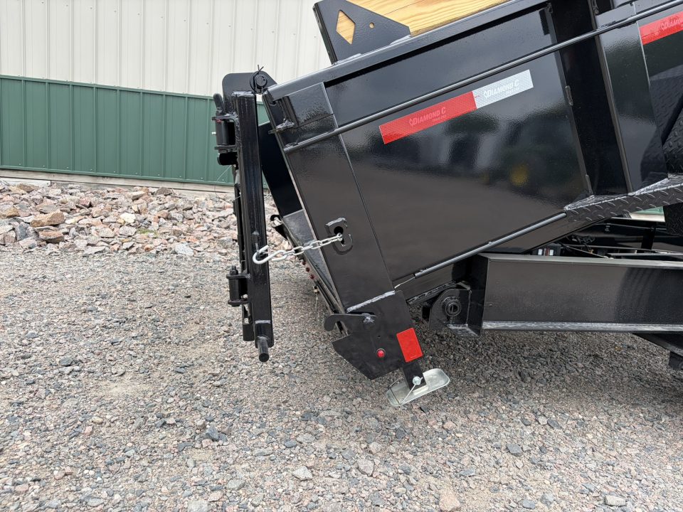New 2027 16' 18k Diamond C Low-Pro Telescopic Dump Trailer