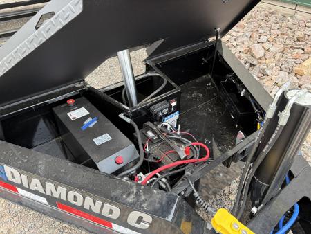 New 2027 16' 18k Diamond C Low-Pro Telescopic Dump Trailer