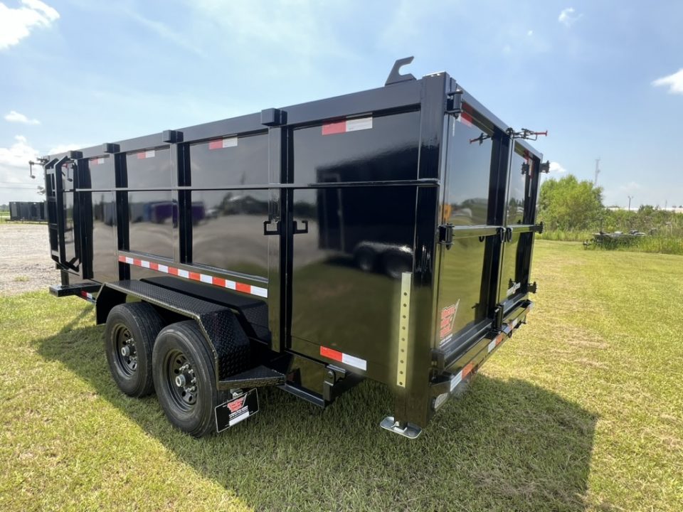 New 2027 Panther Cargo 7x16 Tandem Axle High Side Dump Trailer – 16,000 lb GVWR with Spare Tire