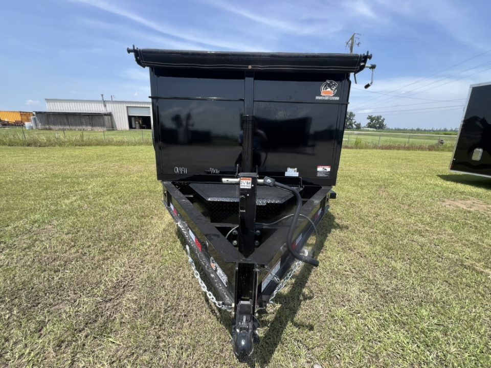 New 2027 Panther Cargo 7x16 Tandem Axle High Side Dump Trailer – 16,000 lb GVWR with Spare Tire
