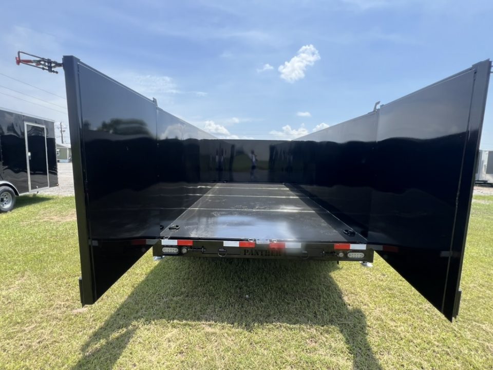 New 2027 Panther Cargo 7x16 Tandem Axle High Side Dump Trailer – 16,000 lb GVWR with Spare Tire