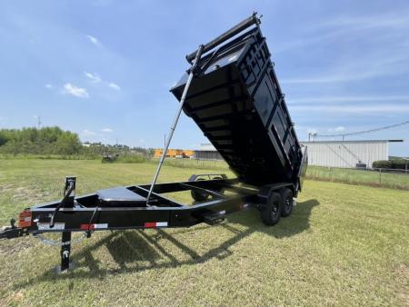 New 2027 Panther Cargo 7x16 Tandem Axle High Side Dump Trailer – 16,000 lb GVWR with Spare Tire