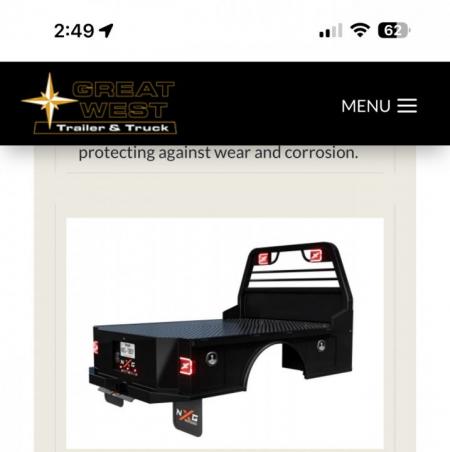 New 2026 NXG Truck Bodies XSB975742 Truck Bed