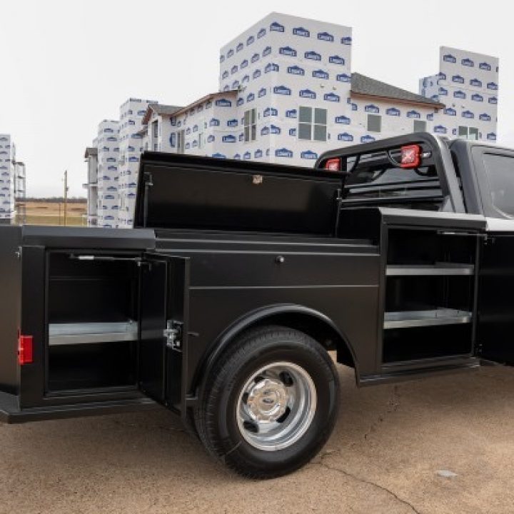 New 2026 NXG Truck Bodies XWB-B845742 Single Wheel Truck Bed (Ford,Ram, GM high headache rack)
