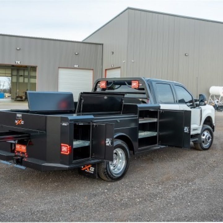New 2026 NXG Truck Bodies XWB-B845742 Single Wheel Truck Bed (Ford,Ram, GM high headache rack)