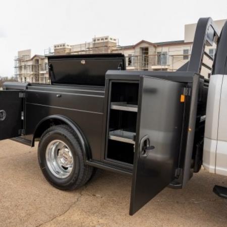New 2026 NXG Truck Bodies XWB-B845742 Single Wheel Truck Bed (Ford,Ram, GM high headache rack)