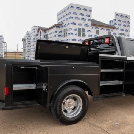 New 2026 NXG Truck Bodies XWB-B845742 Single Wheel Truck Bed (Ford,Ram, GM high headache rack)