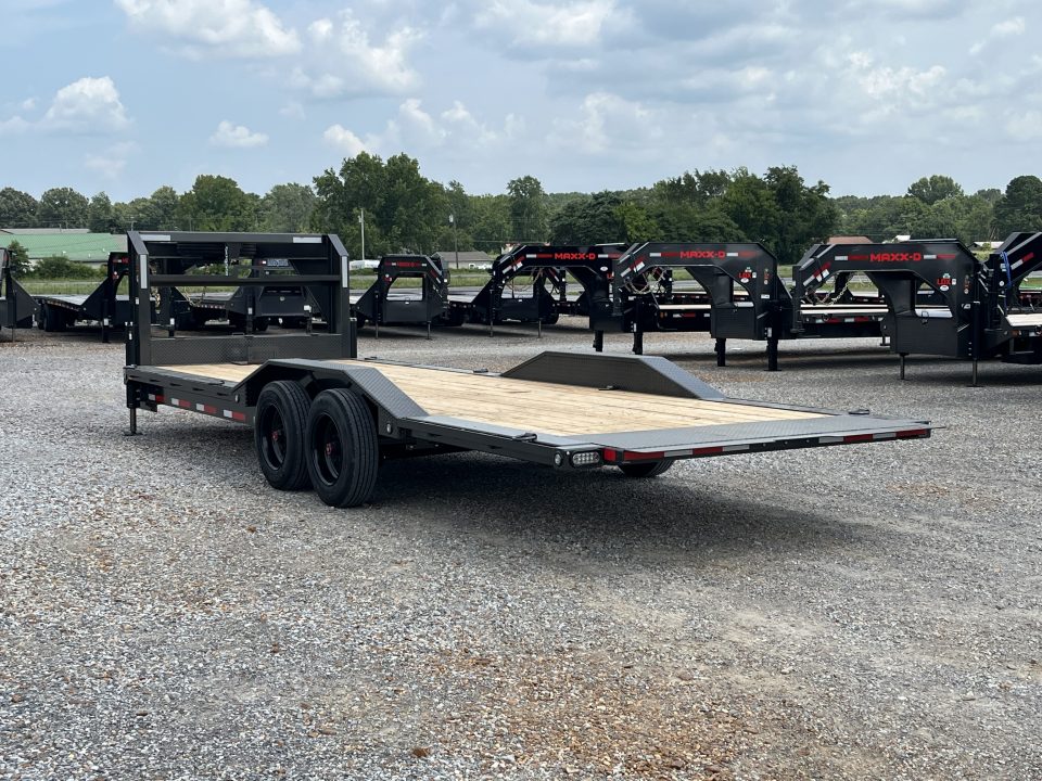 New 2027 MAXX-D 102"X24' 18K Gooseneck Power Tilt Trailer