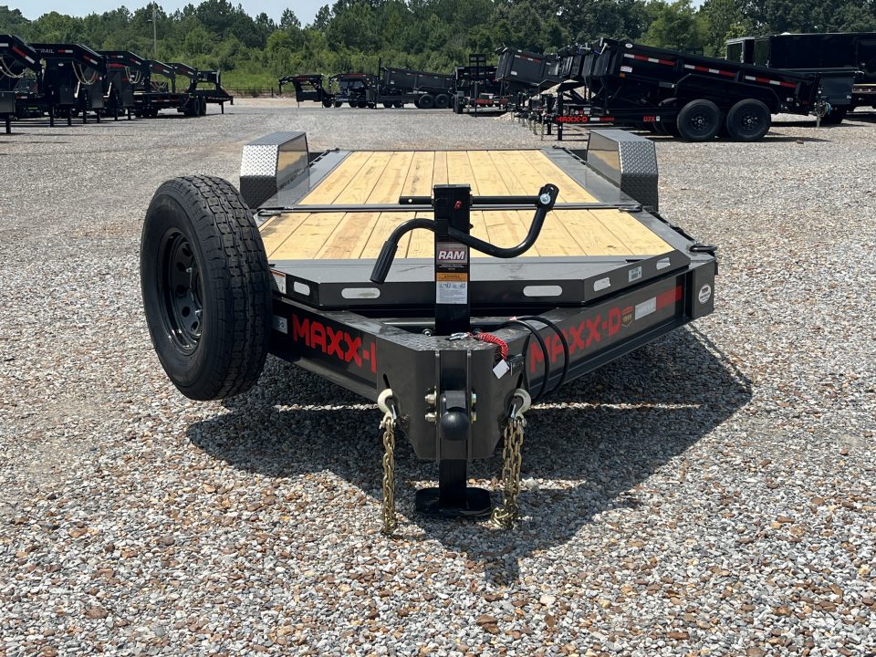 New 2027 MAXXD 83" X 22' 14K I-BEAM Tilt Equipment Trailer *ALL NEW*