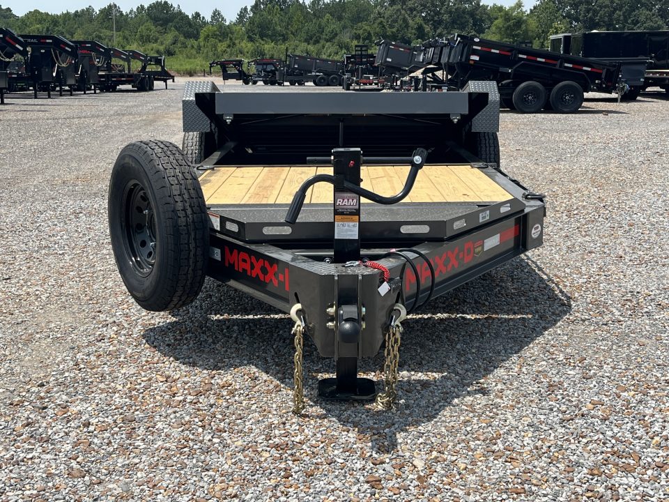New 2027 MAXXD 83" X 22' 14K I-BEAM Tilt Equipment Trailer *ALL NEW*
