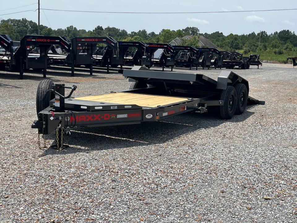 New 2027 MAXXD 83" X 22' 14K I-BEAM Tilt Equipment Trailer *ALL NEW*