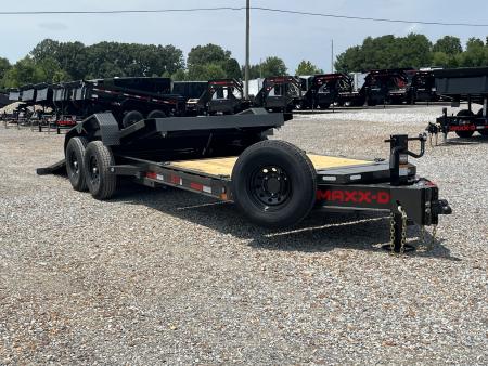 New 2027 MAXXD 83" X 22' 14K I-BEAM Tilt Equipment Trailer *ALL NEW*