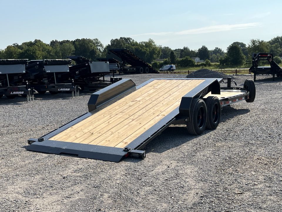 New 2027 MAXXD 83" X 24' 17.5K I-BEAM Tilt Equipment Trailer *ALL NEW*
