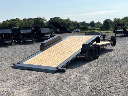 New 2027 MAXXD 83" X 24' 17.5K I-BEAM Tilt Equipment Trailer *ALL NEW*