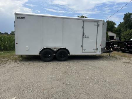 New 2026 CAR MATE 7x16 Plus 4' V-Noise Enclosed Trailer