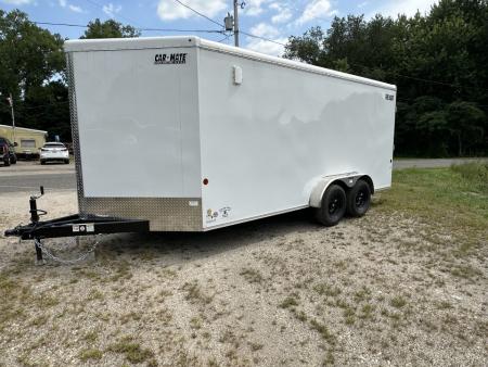 New 2026 CAR MATE 7x16 Plus 4' V-Noise Enclosed Trailer