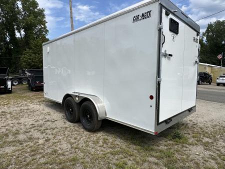 New 2026 CAR MATE 7x16 Plus 4' V-Noise Enclosed Trailer