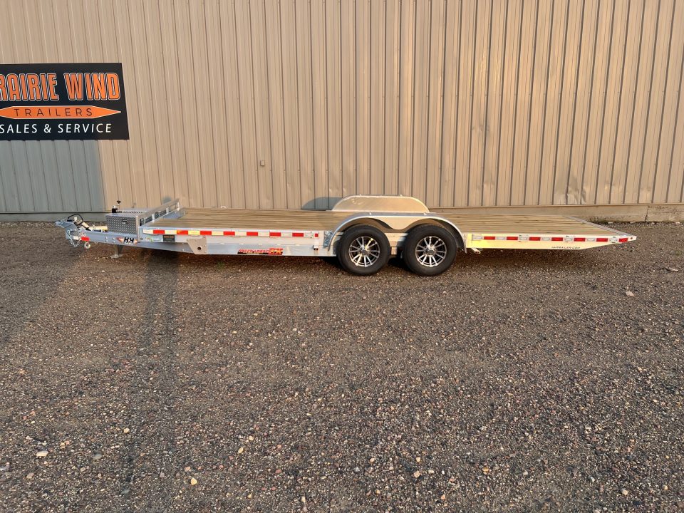 New 2026 H&H Trailers 22' Aluminum Low Profile Speed Loader Tilt Trailer