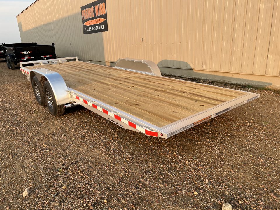 New 2026 H&H Trailers 22' Aluminum Low Profile Speed Loader Tilt Trailer