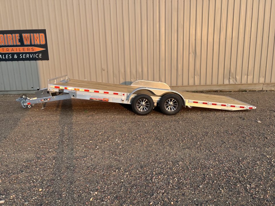 New 2026 H&H Trailers 22' Aluminum Low Profile Speed Loader Tilt Trailer
