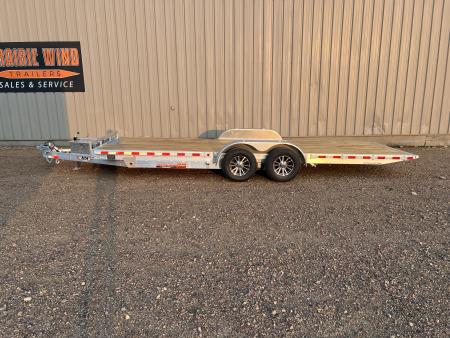 New 2026 H&H Trailers 22' Aluminum Low Profile Speed Loader Tilt Trailer
