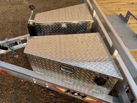New 2026 H&H Trailers 22' Aluminum Low Profile Speed Loader Tilt Trailer