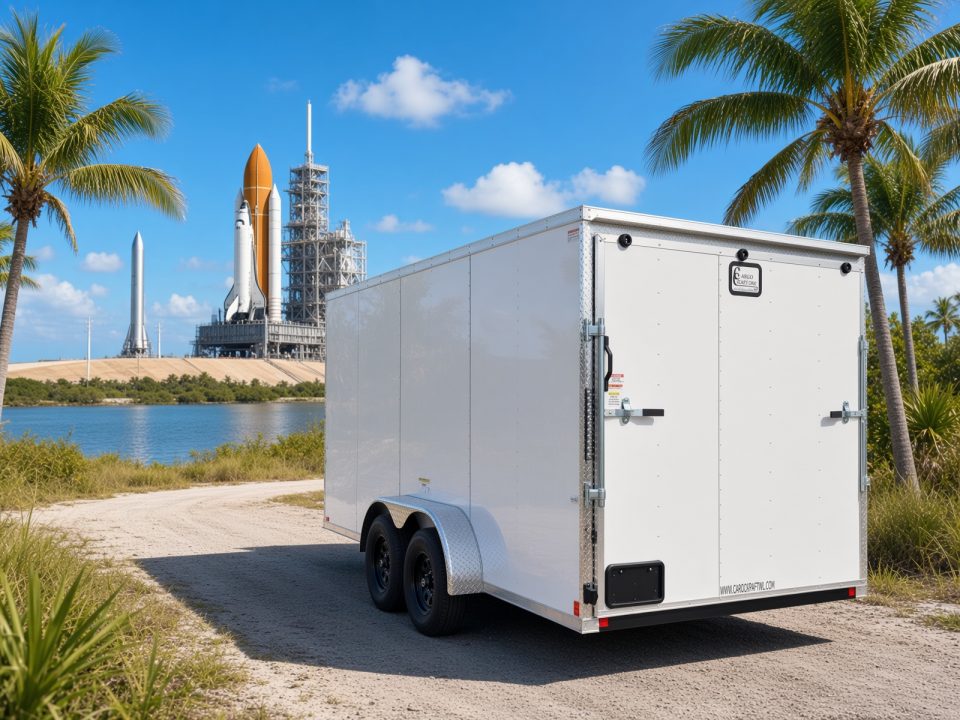 New 2026 Cargo Craft White 7x16 Enclosed Trailer – Contractor & Business Ready