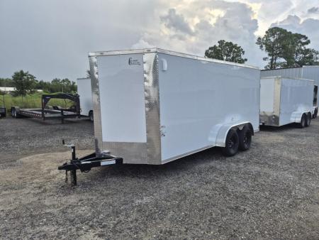 New 2026 Cargo Craft White 7x16 Enclosed Trailer – Contractor & Business Ready Cargo / Enclosed Trailer