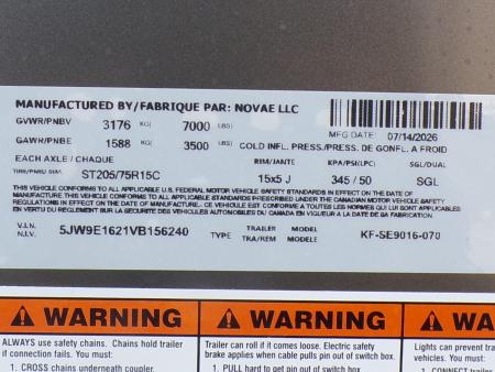 New *2027 Formula Trailers Conquest 7.5 x 16 Cargo / Enclosed Trailer