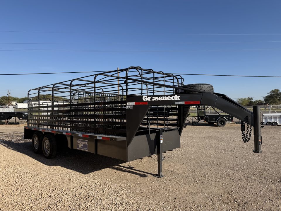 New 2026 Gooseneck Trailer MFG BAR TOP Stock / Stock Combo Trailer