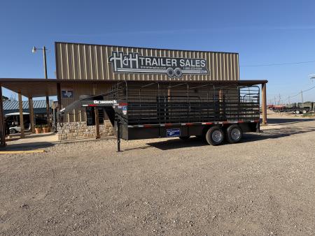 New 2026 Gooseneck Trailer MFG BAR TOP Stock / Stock Combo Trailer
