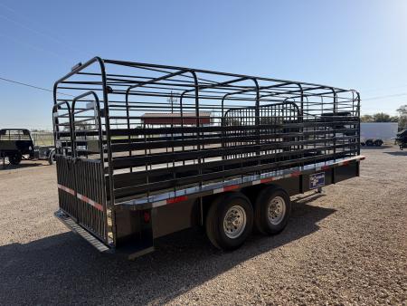 New 2026 Gooseneck Trailer MFG BAR TOP Stock / Stock Combo Trailer