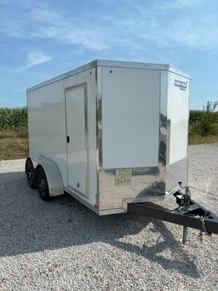 Used 2024 SURE-TRAC 6x12 7K Double Rear Dooor Cargo / Enclosed Trailer