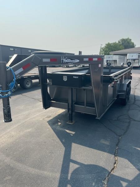 New 2026 H&W 16' Gooseneck Dump Dump Trailer
