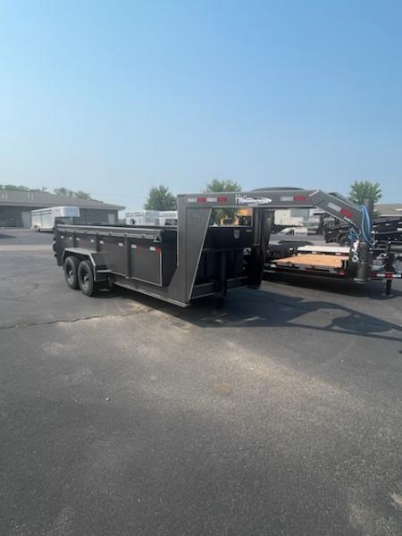 New 2026 H&W 16' Gooseneck Dump Dump Trailer