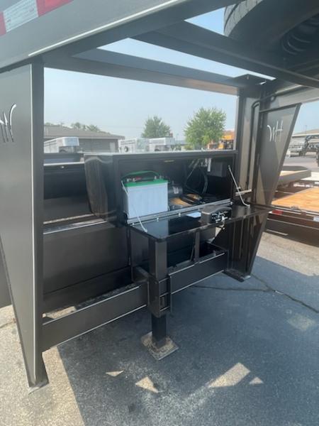 New 2026 H&W 16' Gooseneck Dump Dump Trailer