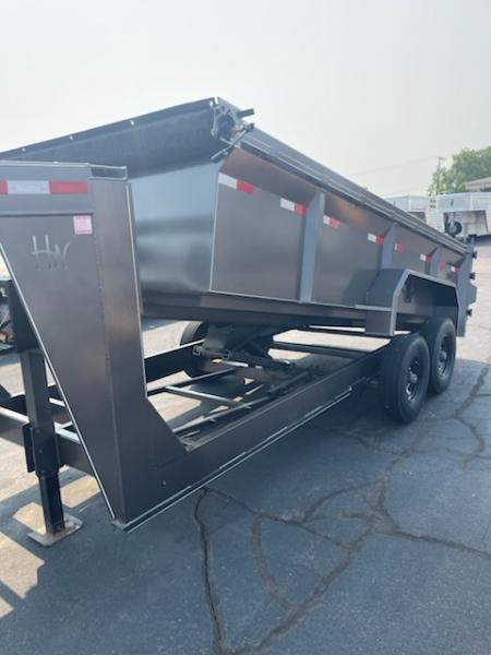 New 2026 H&W 16' Gooseneck Dump Dump Trailer