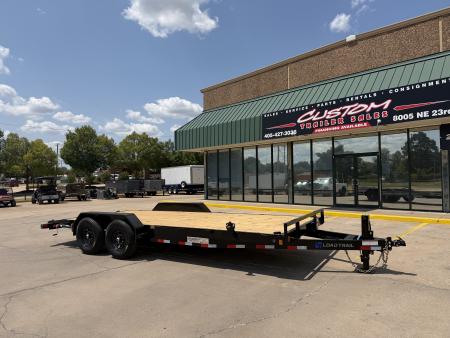 New #391298 2027 LOAD TRAIL CH 20 X 83 14K EQUIPMENT HAULER W/ SLIDE IN RAMPS