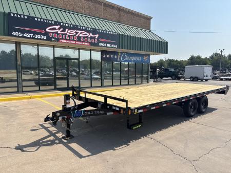 New #391388 2027 LOAD TRAIL DK 20 X 102 BUMPER PULL 10K DECKOVER W/ SLIDE IN RAMPS