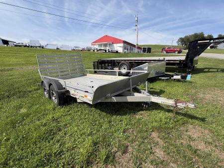 Used 2014 Triton 7x12 Aluminum Utility Trailer Standard Utility Gate