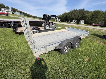 Used 2014 Triton 7x12 Aluminum Utility Trailer Standard Utility Gate