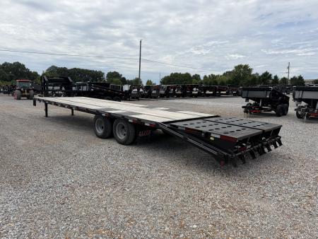 Used 2019 Elite 102"X32' 22.5K GVWR Gooseneck Flatbed Trailer
