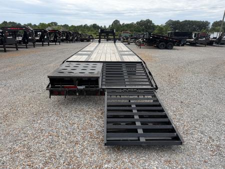 Used 2019 Elite 102"X32' 22.5K GVWR Gooseneck Flatbed Trailer
